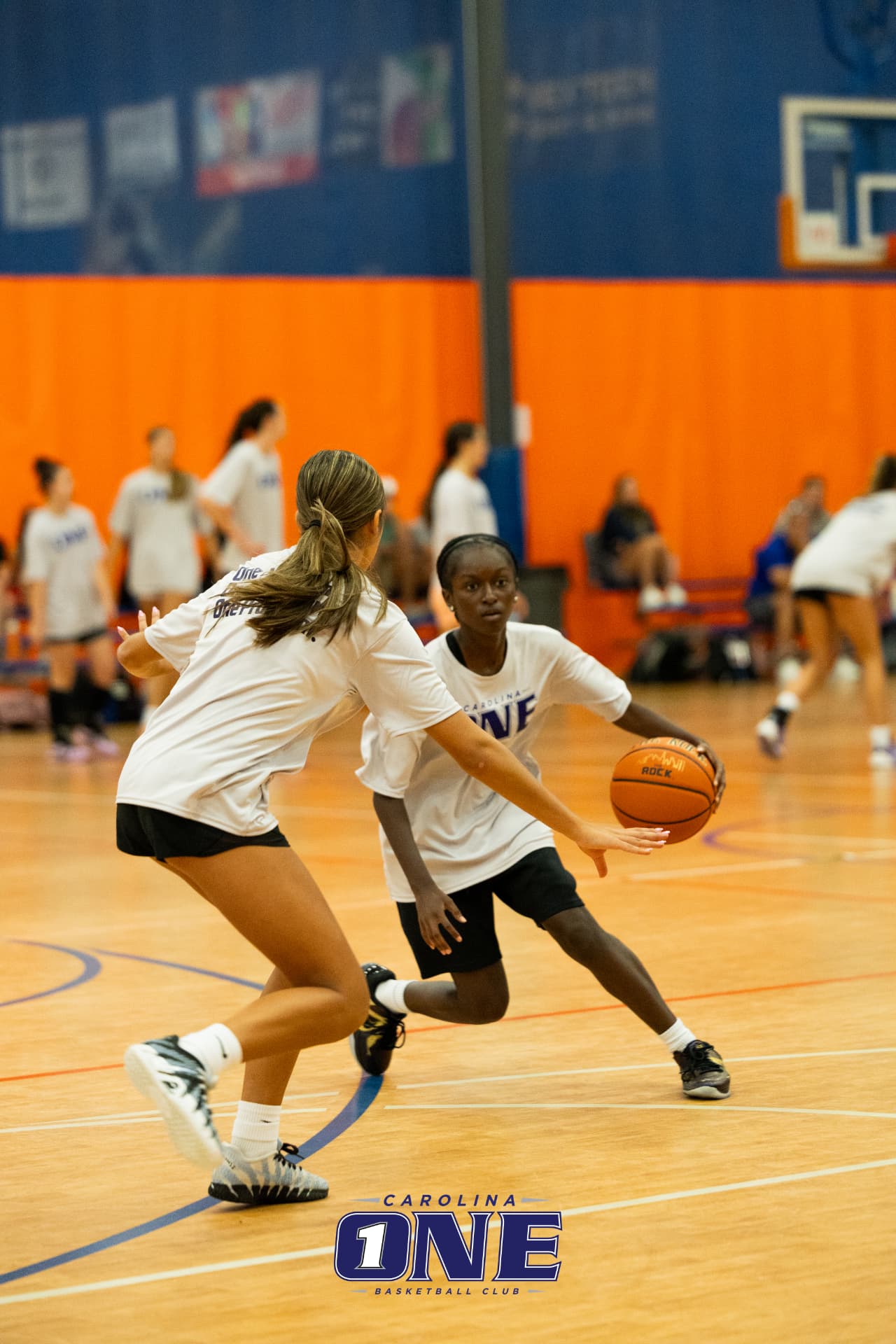 Carolina One athletes training at Carolina Courts